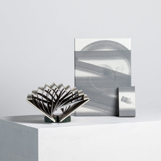 2501 'Everything Expanding Endlessly III': Art book, marble base.
