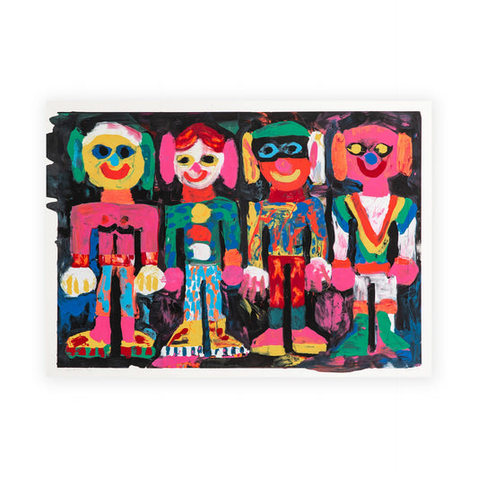 Los amigos - 3ttman - Screen print monotype