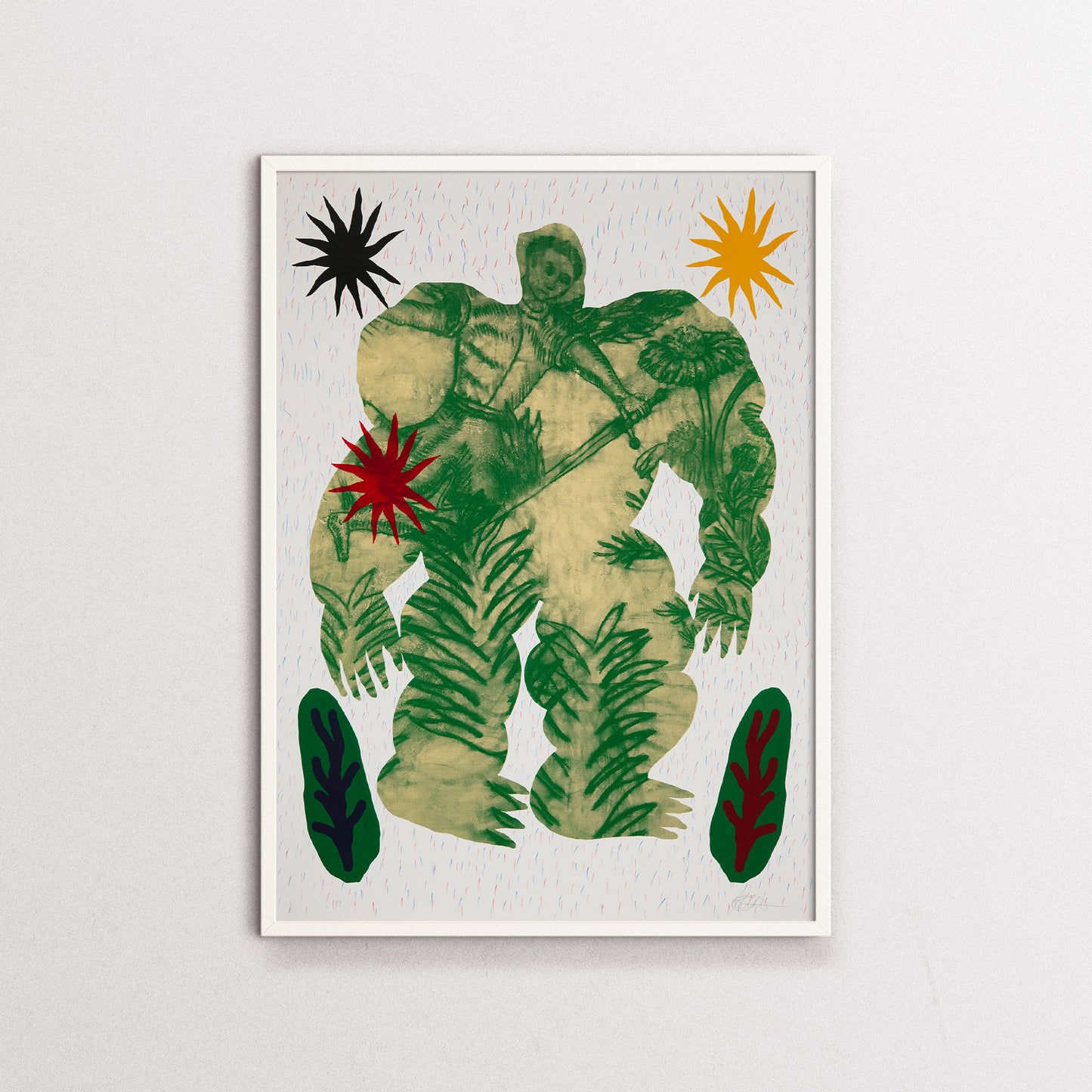 André The Giant II - white frame