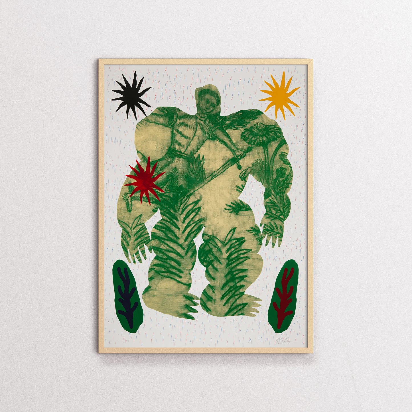André The Giant II - wood frame