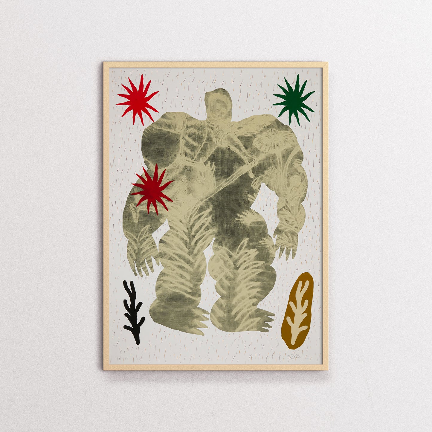 André The Giant IV - wood frame