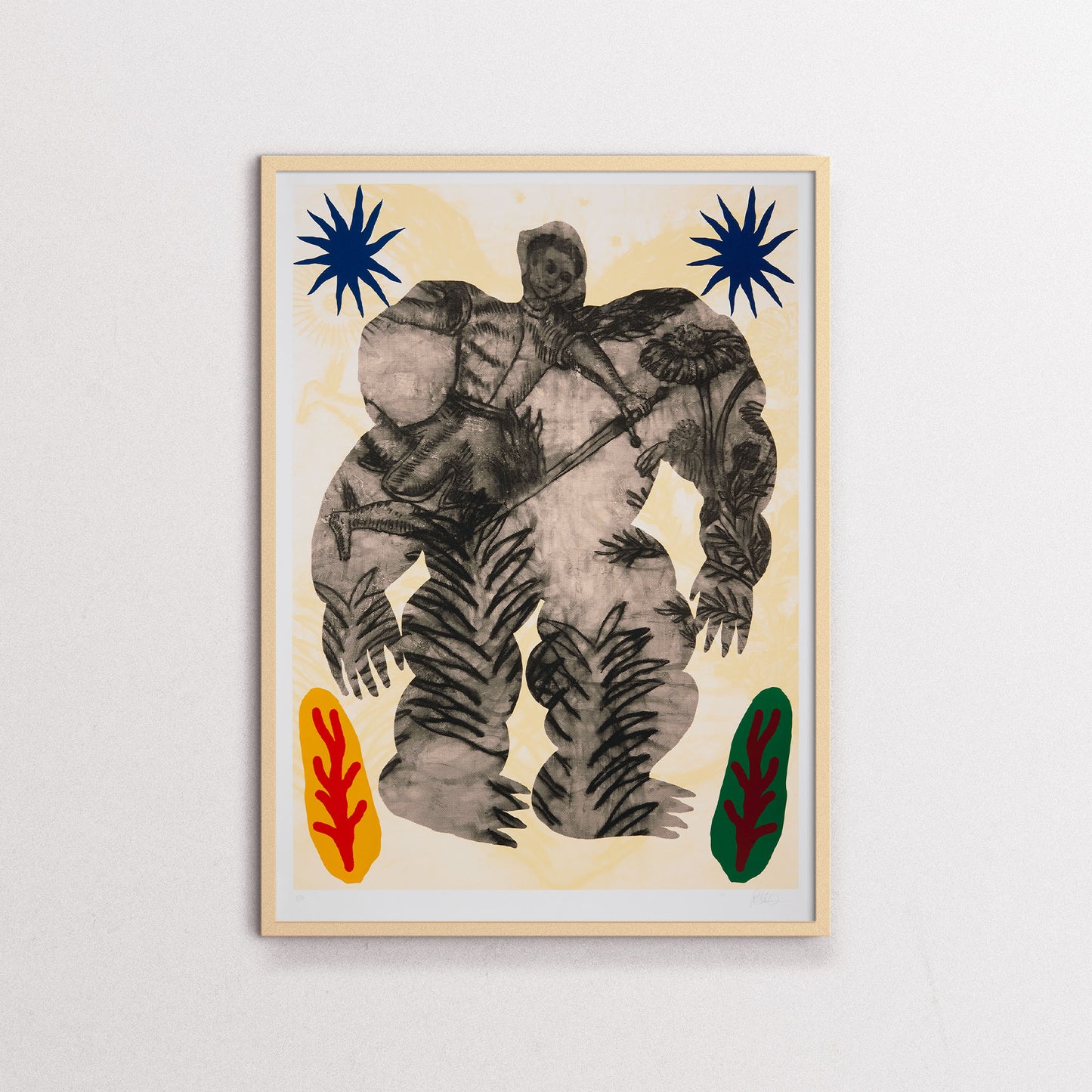 André The Giant III wood frame