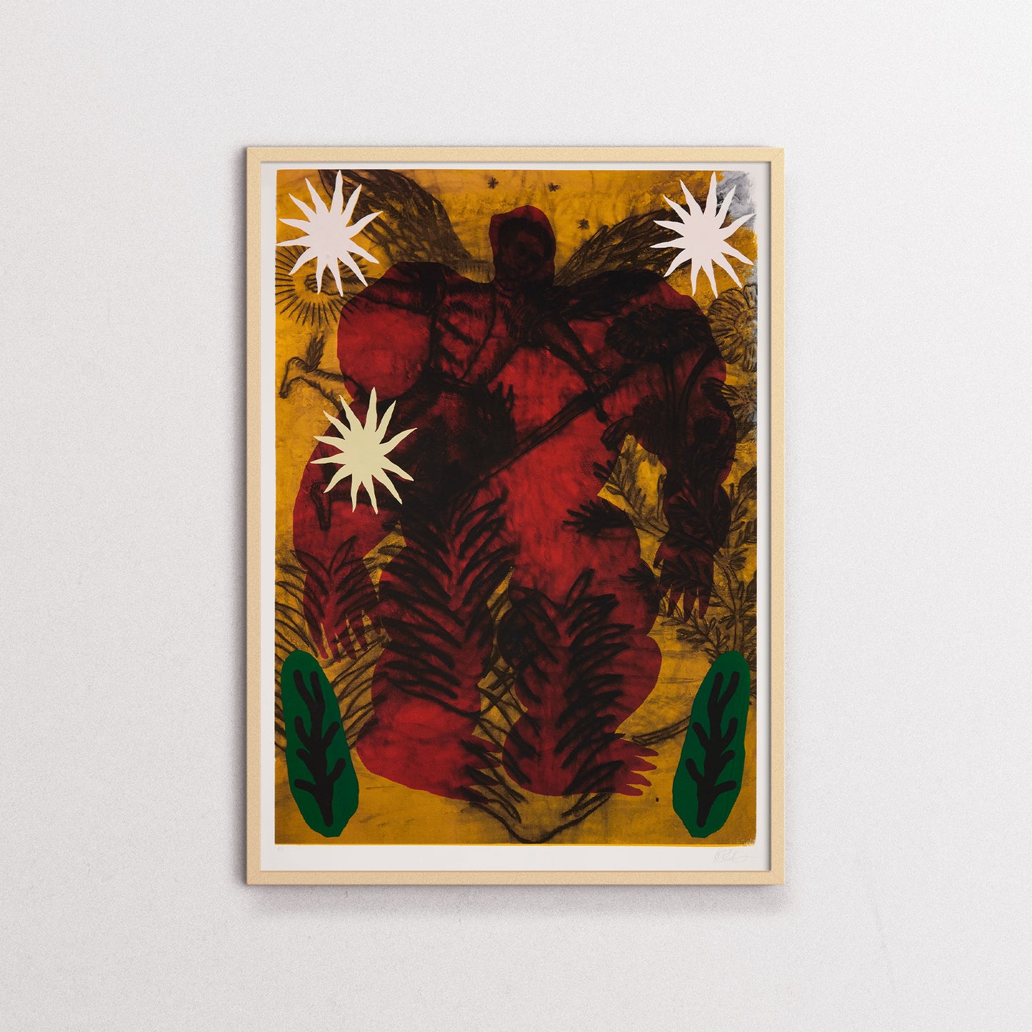 André The Giant VII - wood frame