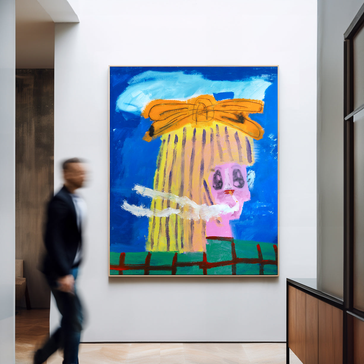 RAGAZZA CHE FUMA UNA SIGARETTA