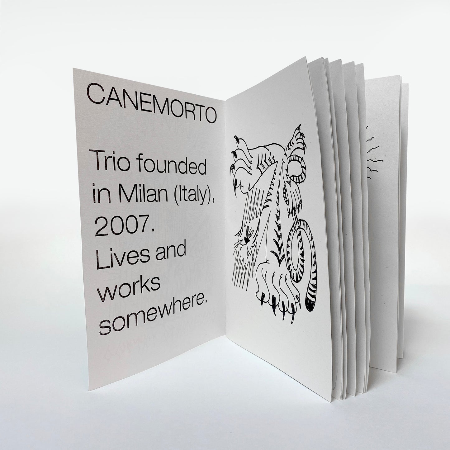 "Tattoo Sketches" fanzine by Canemorto & Shelab. Limited edition art book with tattoo-inspired artworks from the Galleria Varsi art shop.