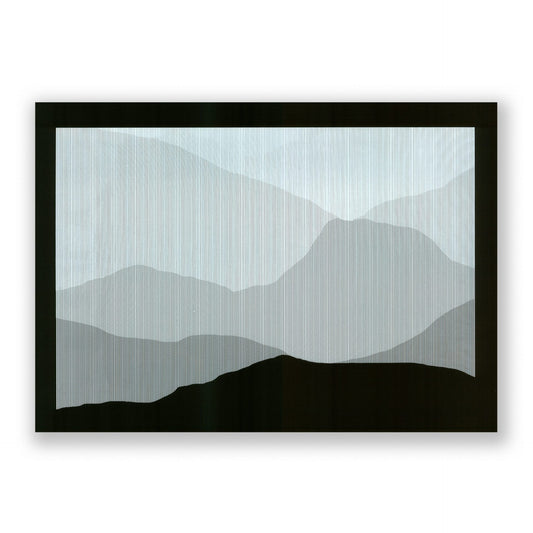 Roberto Ciredz: 'Mathematic View - Negative' screen print.