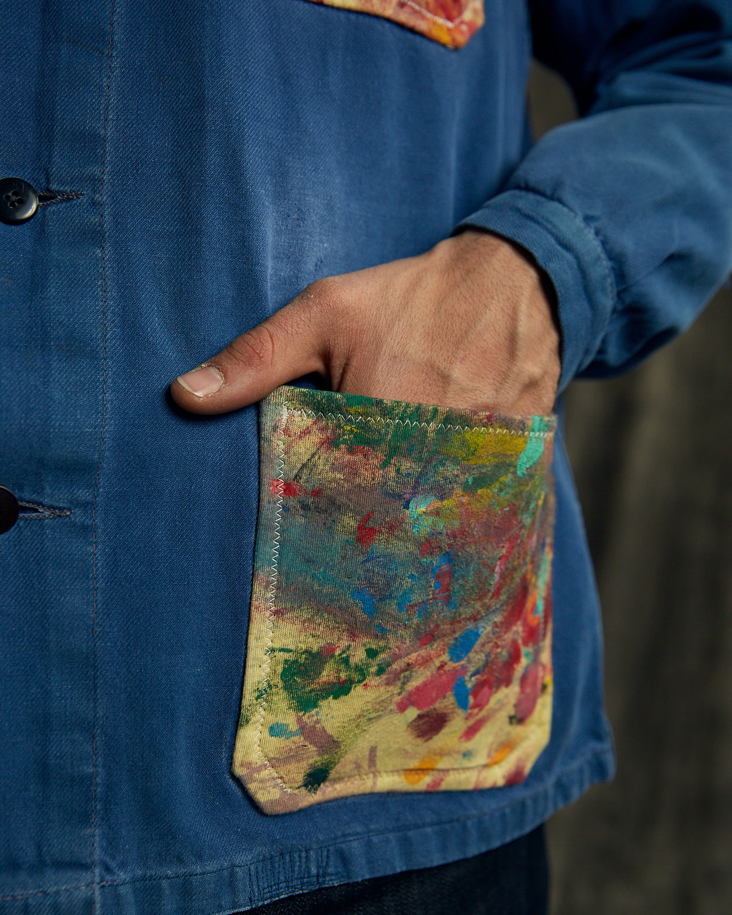 Eltono's jacket detail. From Varsi Workwear collection.