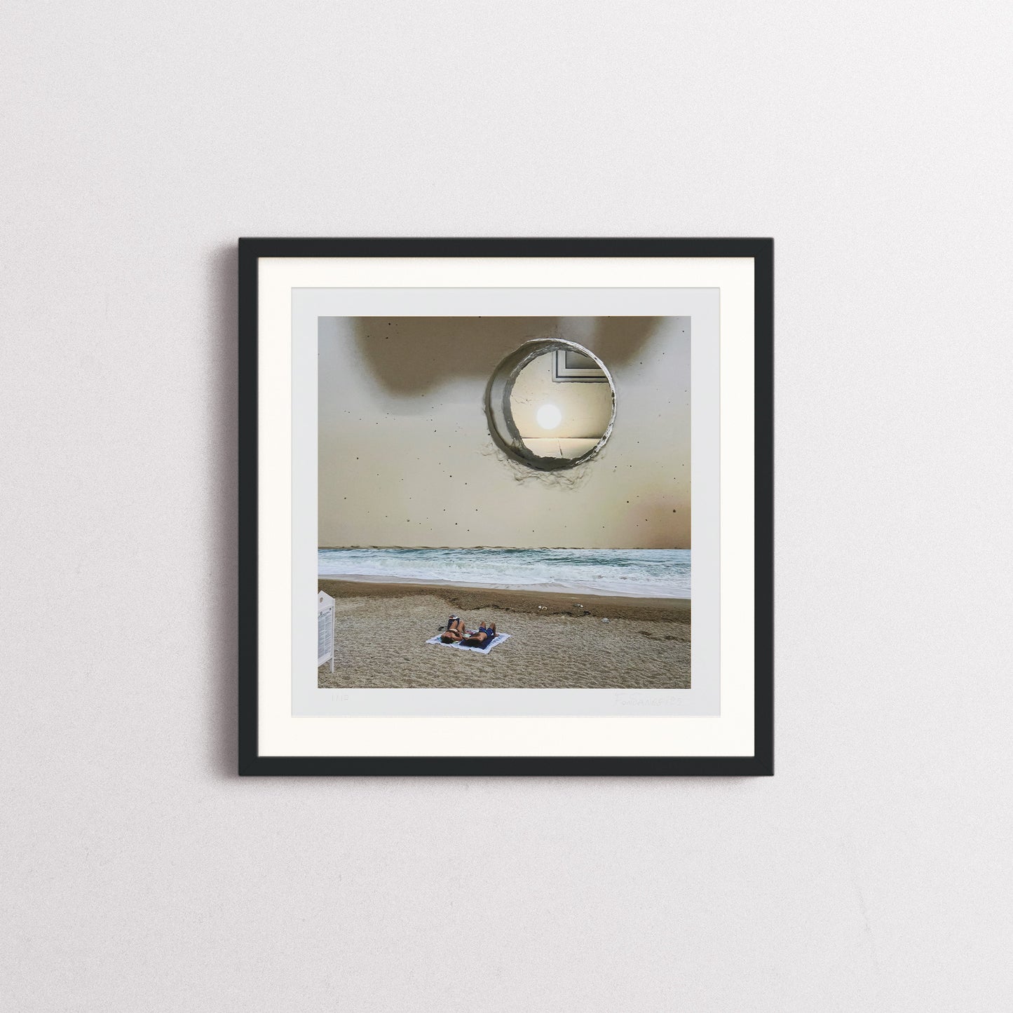 UNTITLED XI by fontanesi, giclée print with black frame