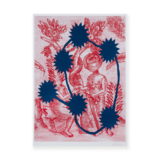 l'inganno red matteo giuntini screen print