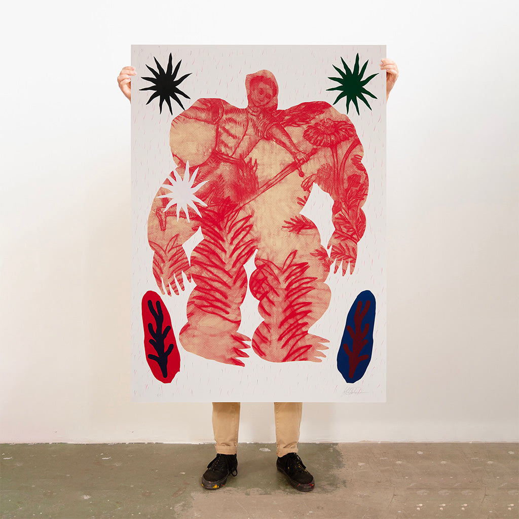 André The Giant screen print series