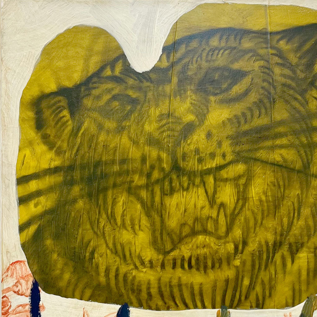 Matteo Giuntini 'Manuelo': Mixed media canvas.