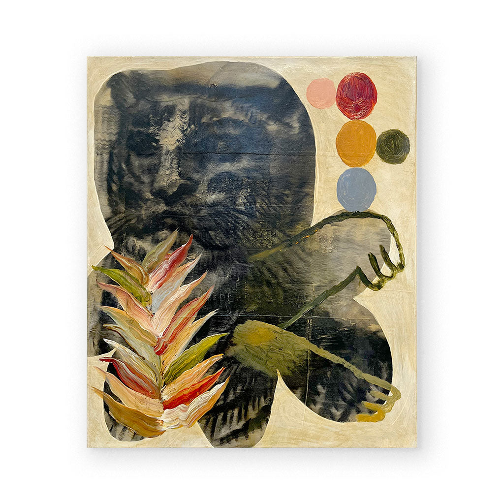 Matteo Giuntini: 'Micio Miao (Autoritratto)' mixed media.