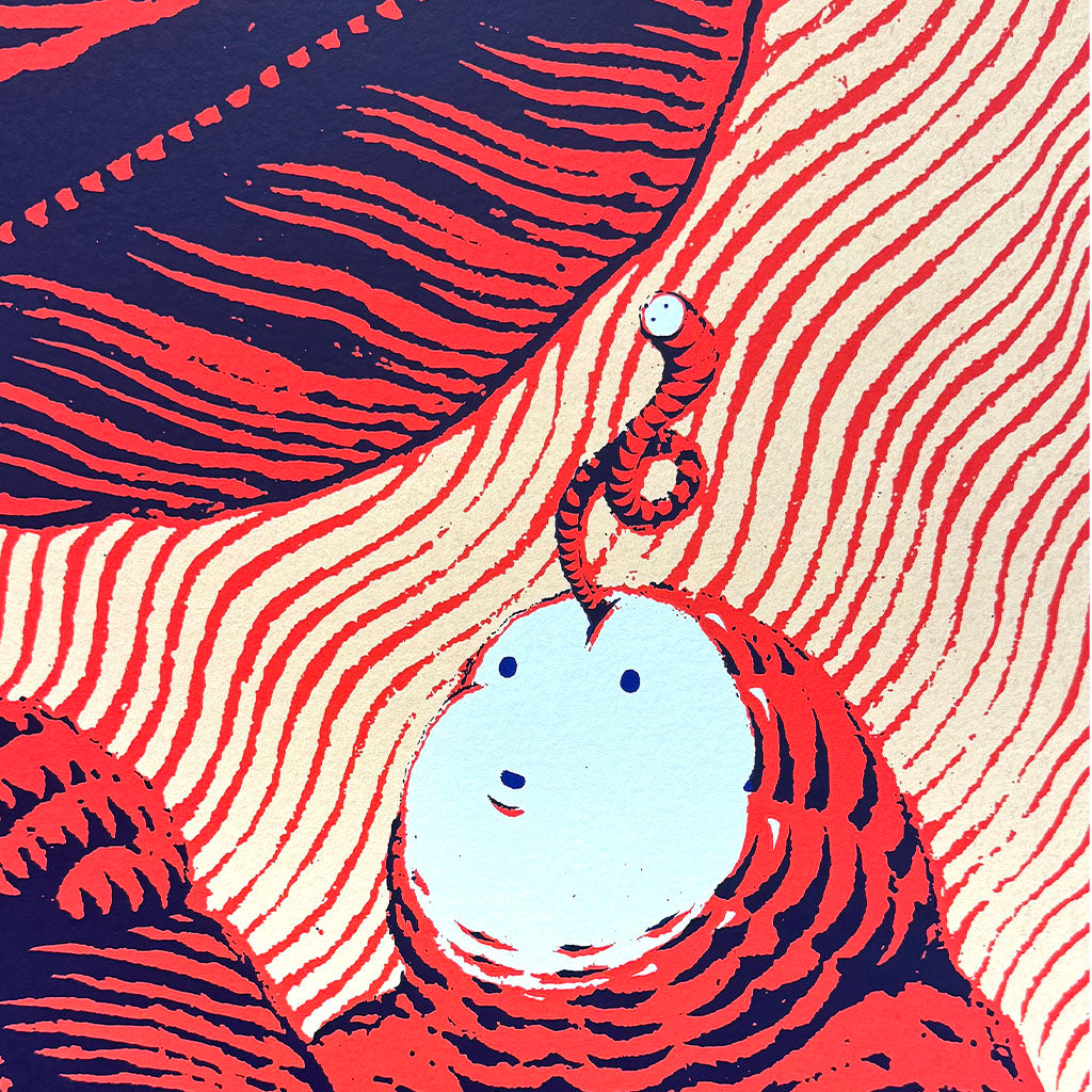 Espíritus del Bosque: 4-layer screen print, unique.
