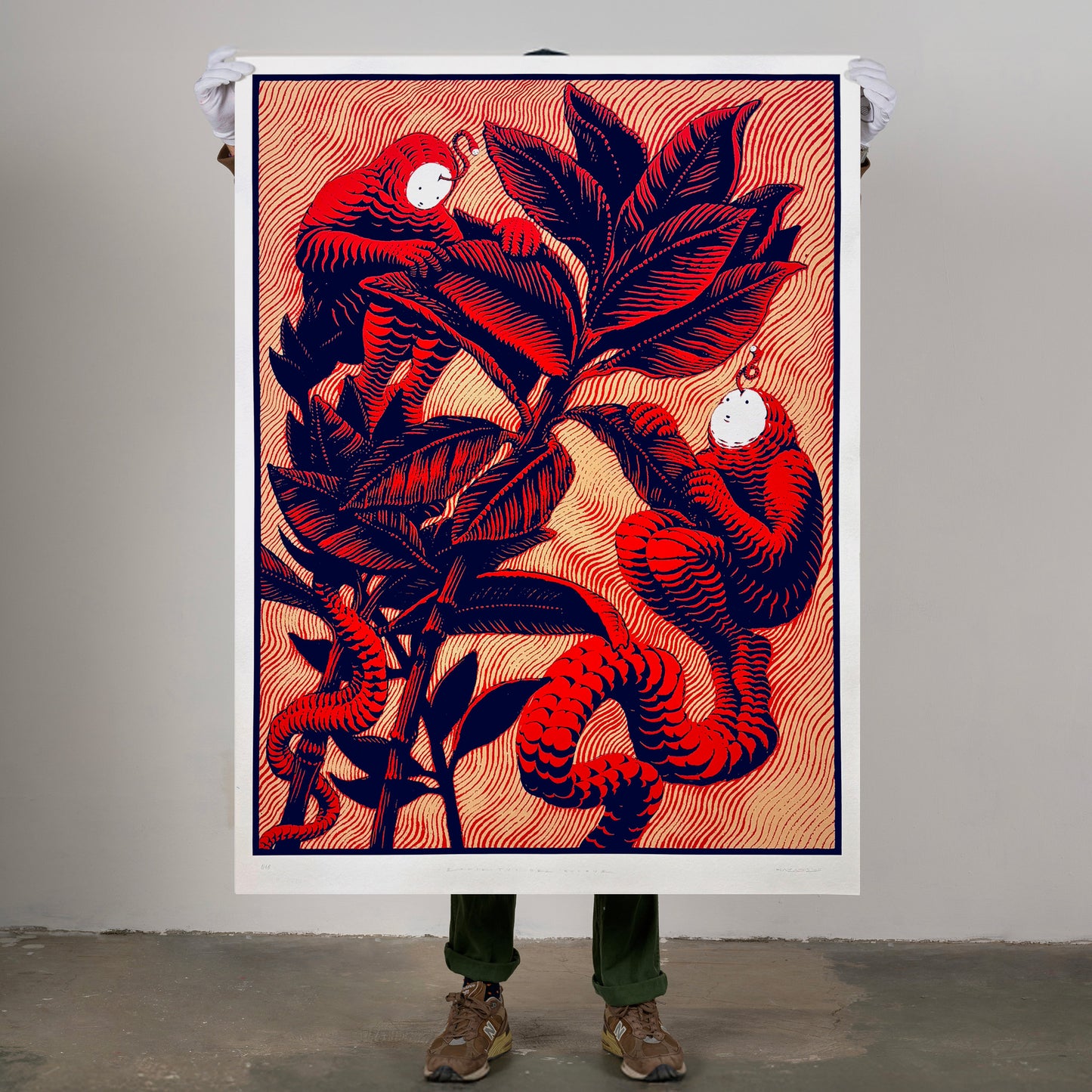 Limited edition print: Anthropomorphic art, healing.