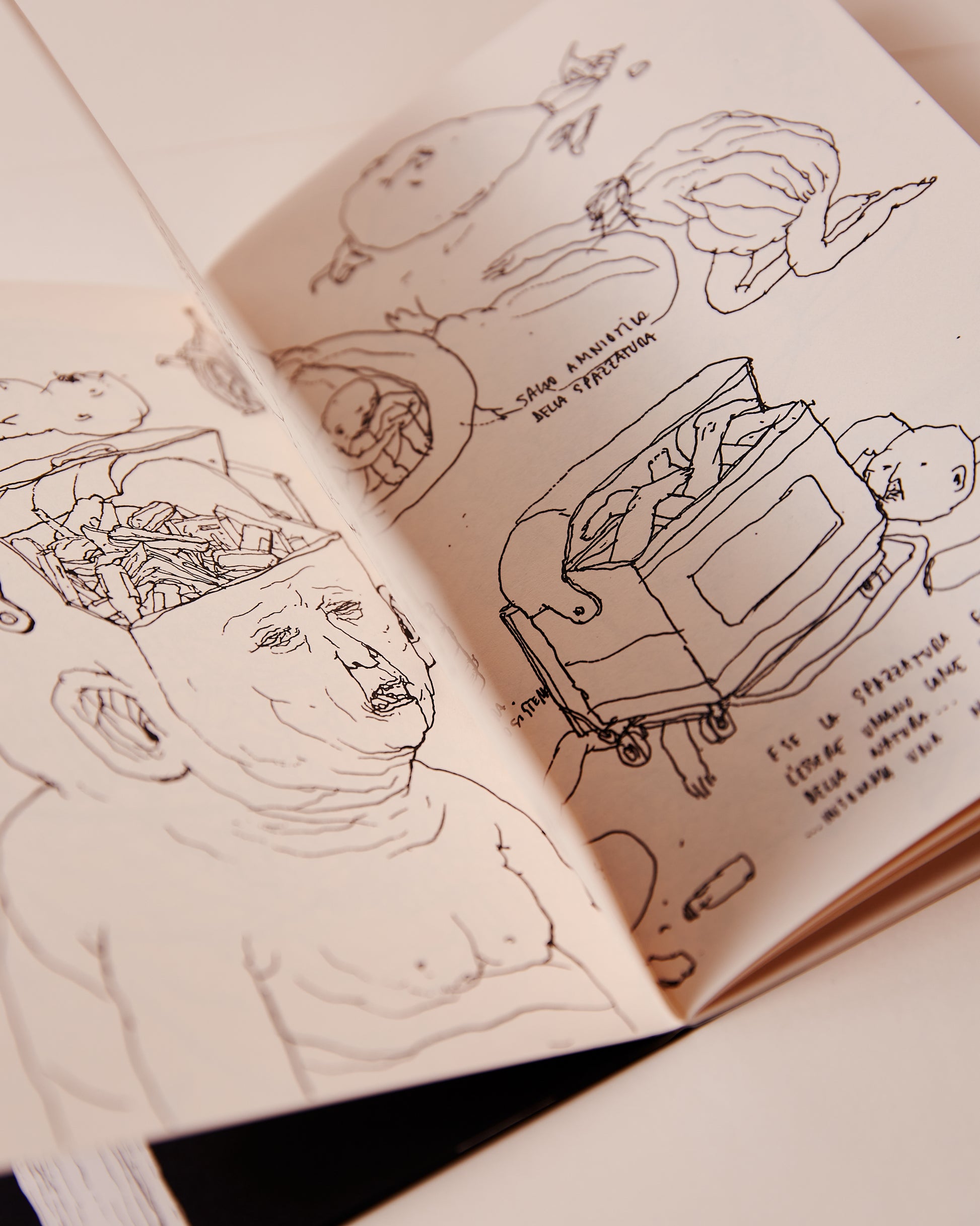 VARSIZINE #1 "Four Seasons Pizza: Pollution" by Nemo's, drawings