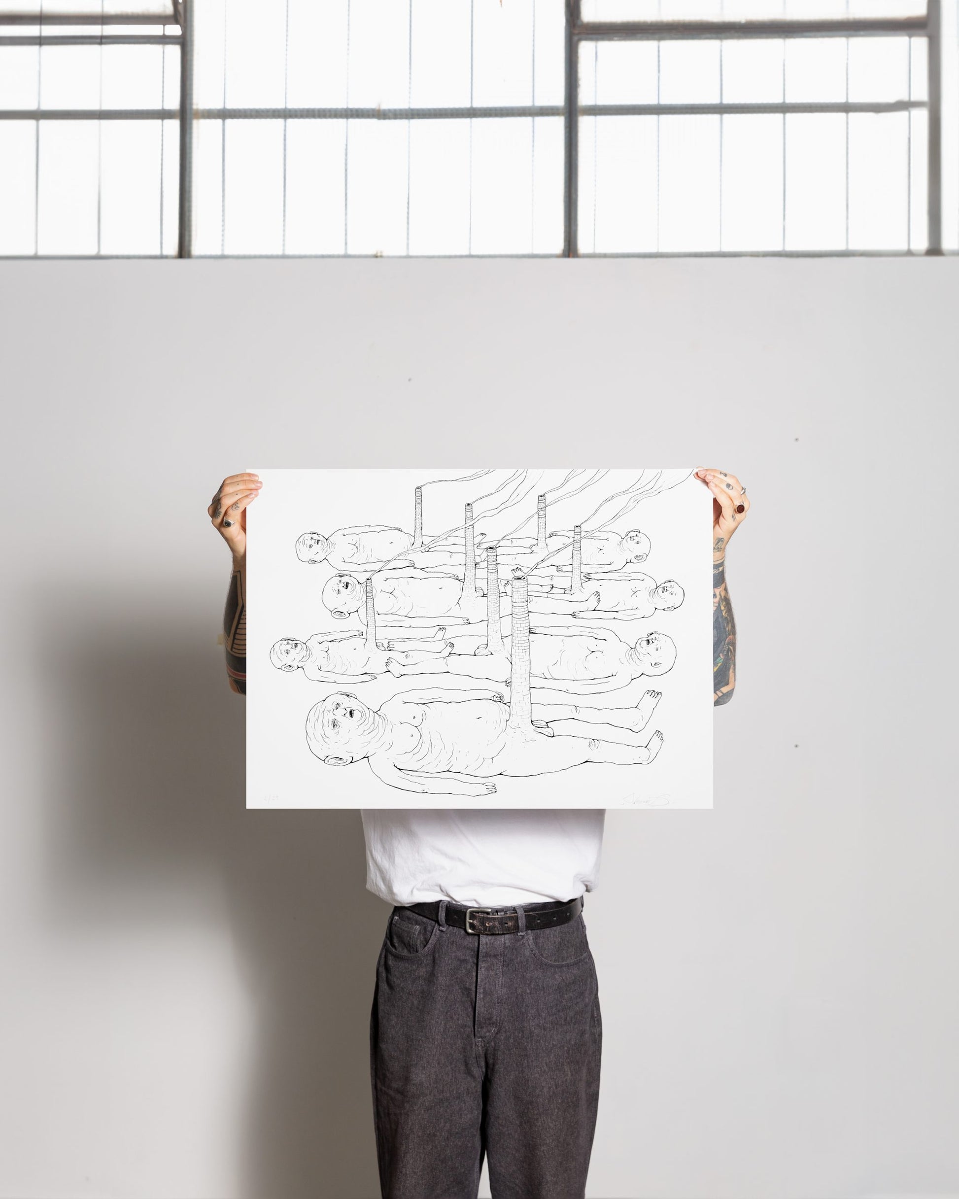 Limited edition print: Human folly, social critique.