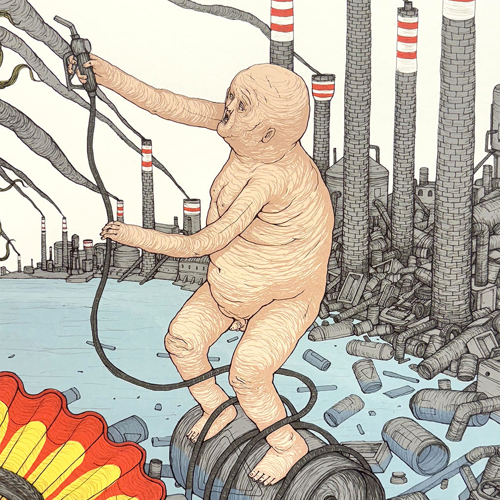 Venere screen print by Nemo's detail