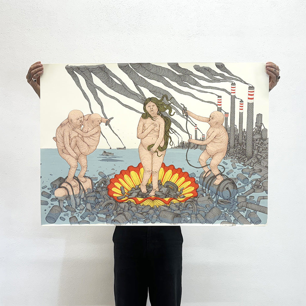 Venere screen print by Nemo's no frame