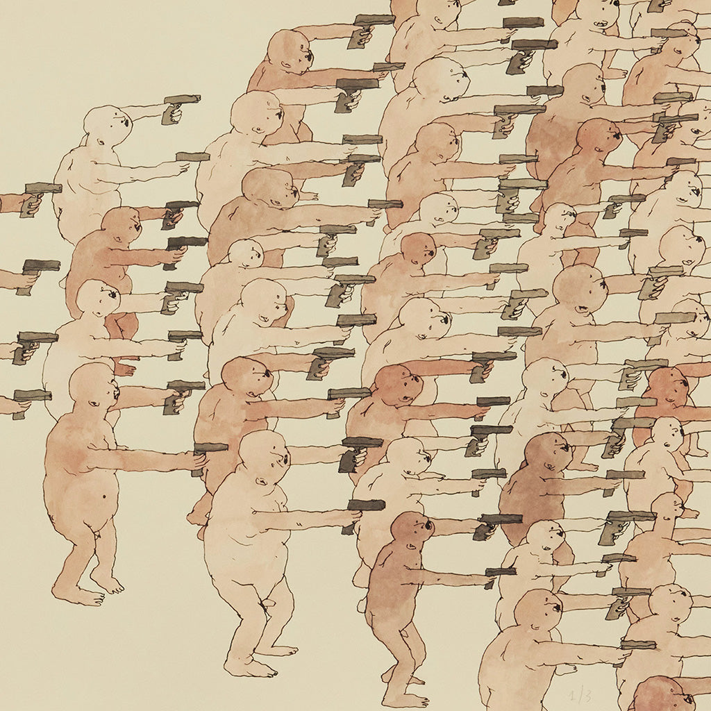 "War II" Paint-Finished by Nemo's screen print