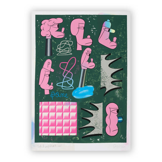Teste di Profilo #19 - Pane - Screenprint