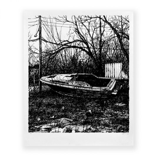 Landlocked I - Pat Perry - Screen Print