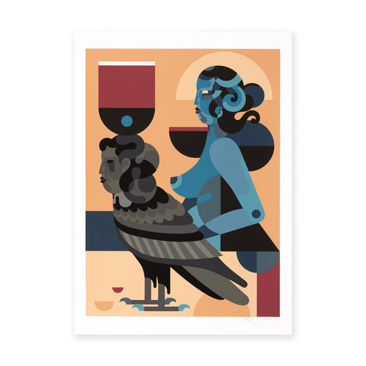 Utopia by James Reka, screen print
