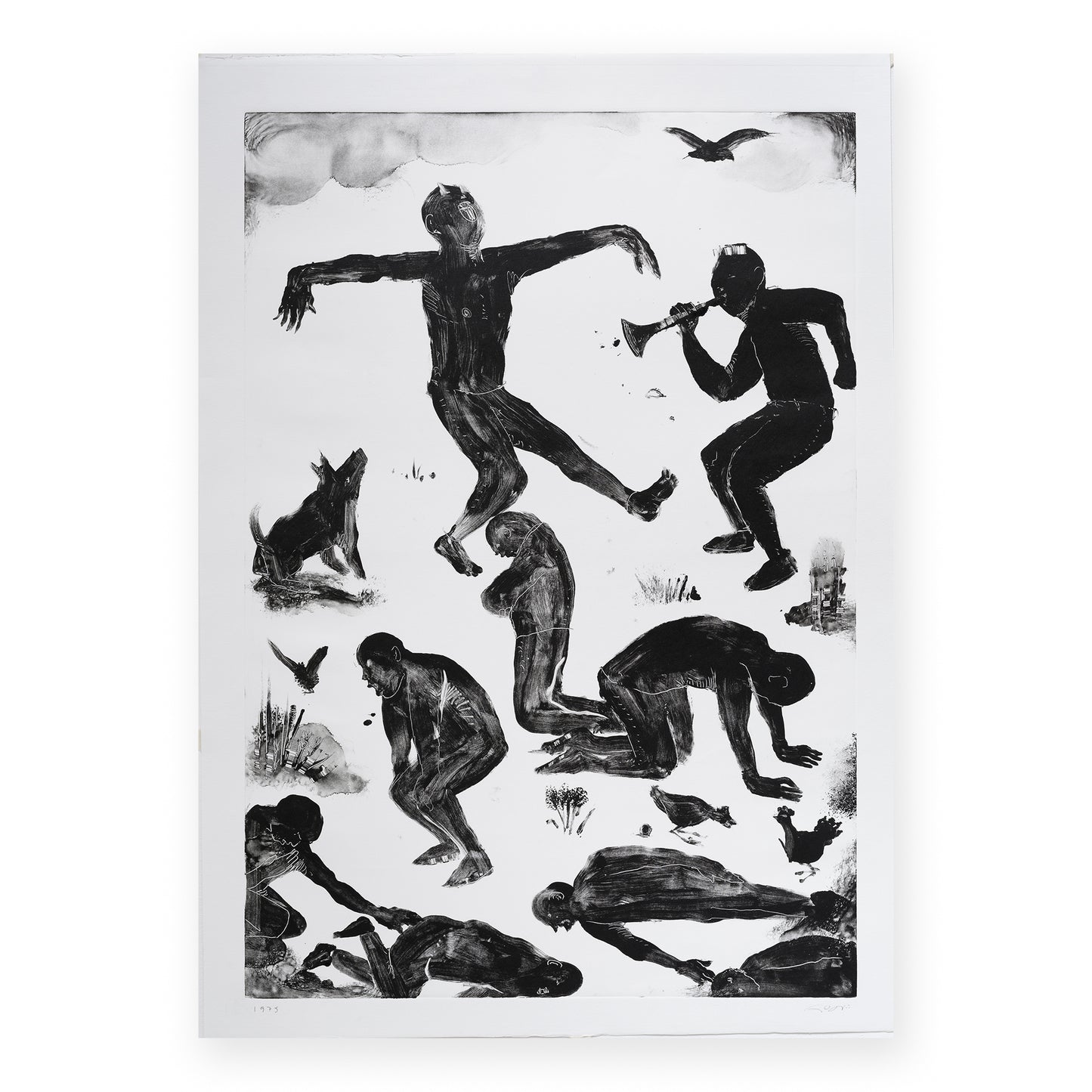 Dopo la Festa - Run - Screen Print / Monotype