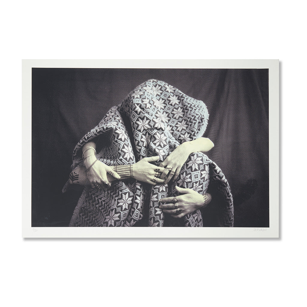 Michele Servadio 'Follow Me Back': Screen print, dark art.