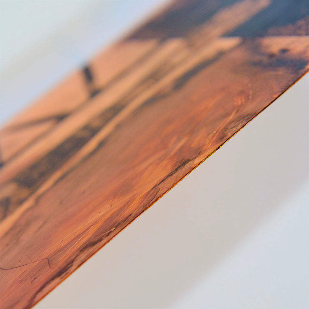 "To Forget" series by Michele Servadio, copper plate