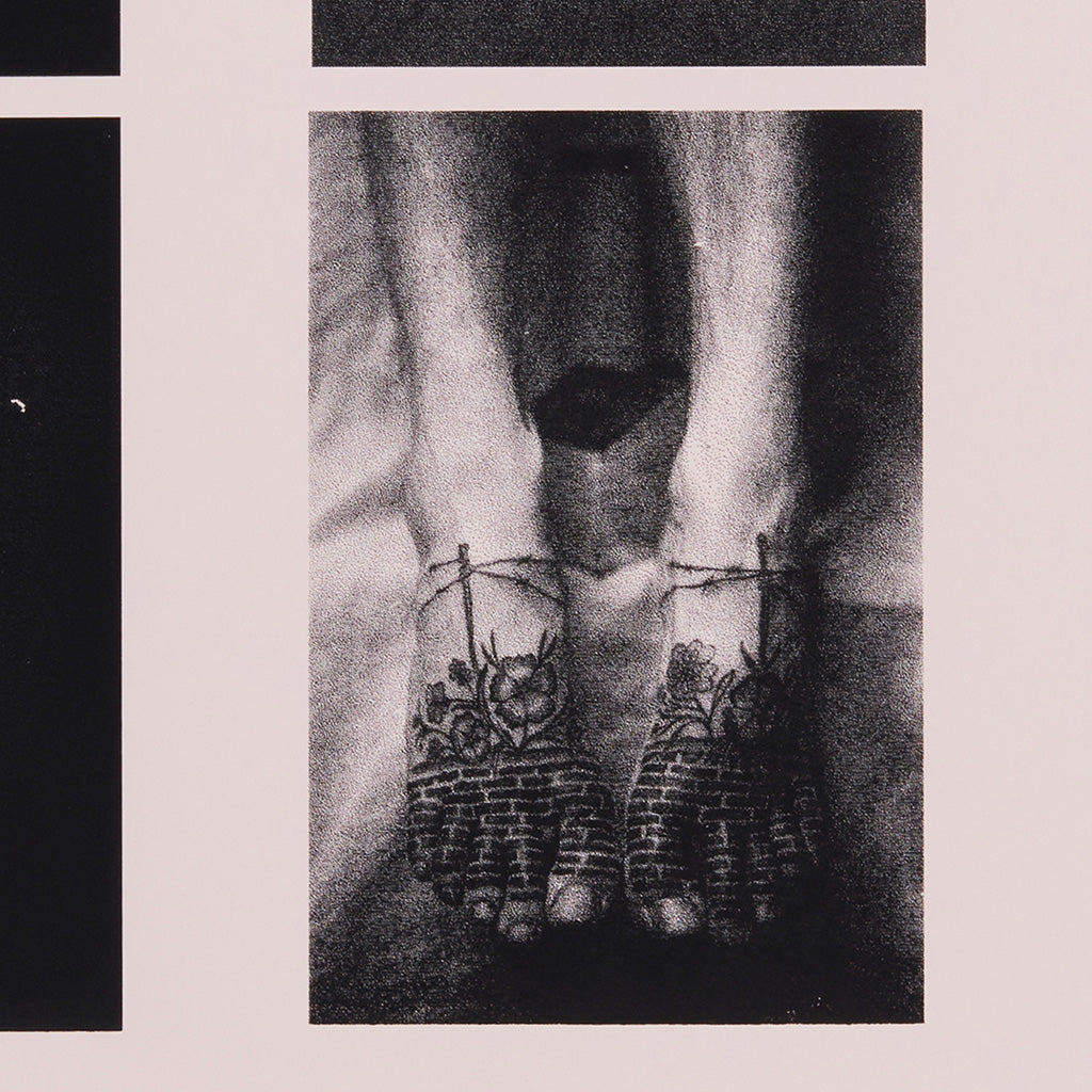 "To Forget - Studio III", screen print by Michele Servadio, detail