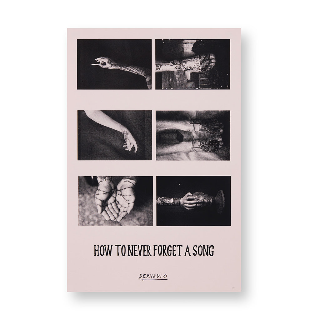 "To Forget - Studio I", screen print by Michele Servadio