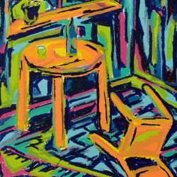 Contemporary print: Human condition, post-industrial.