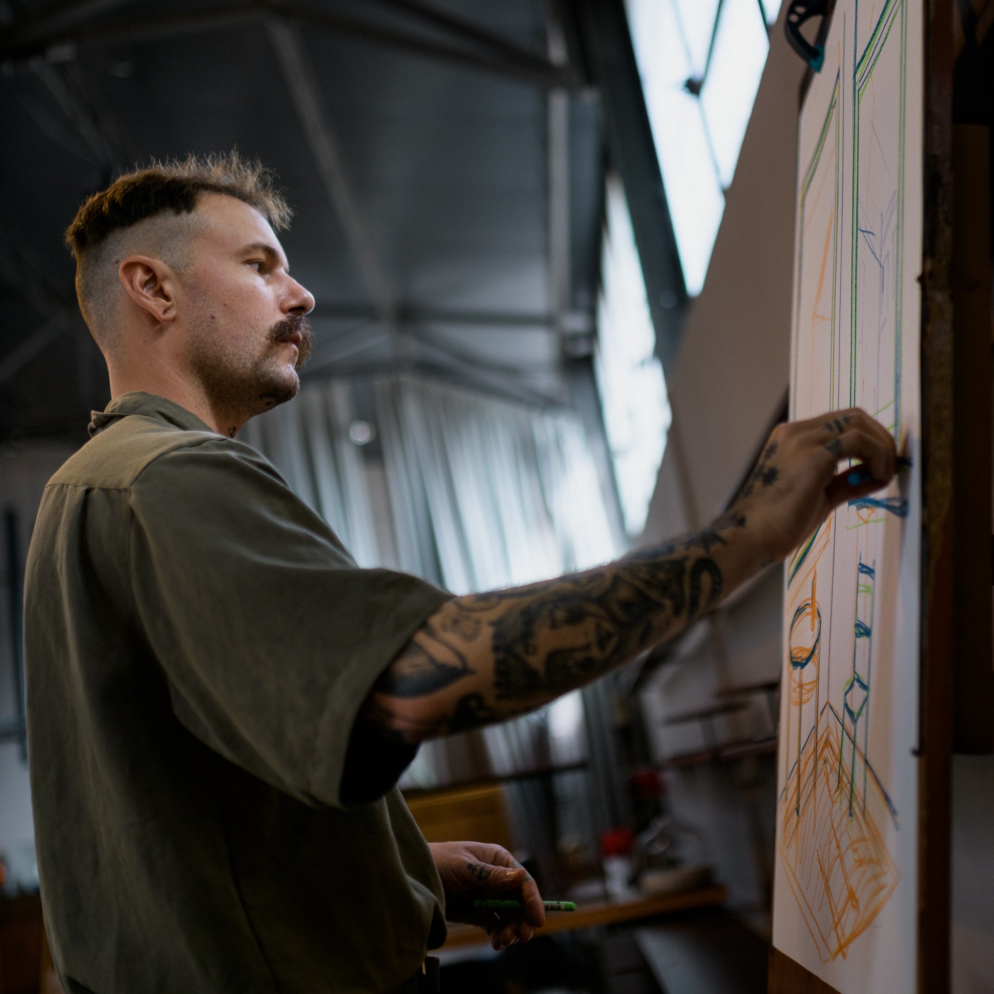 Empty Rooms print: 12-layer screen print, signed.