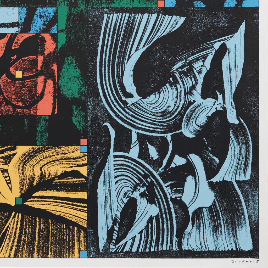 Limited edition print: Organic gestures, digital geometry.