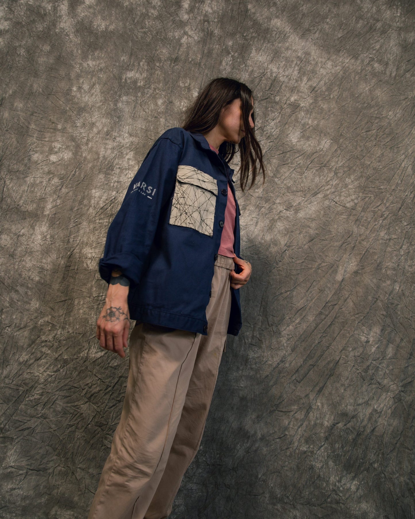 Tellas Jacket artwork. From Workwear collection by Varsi.