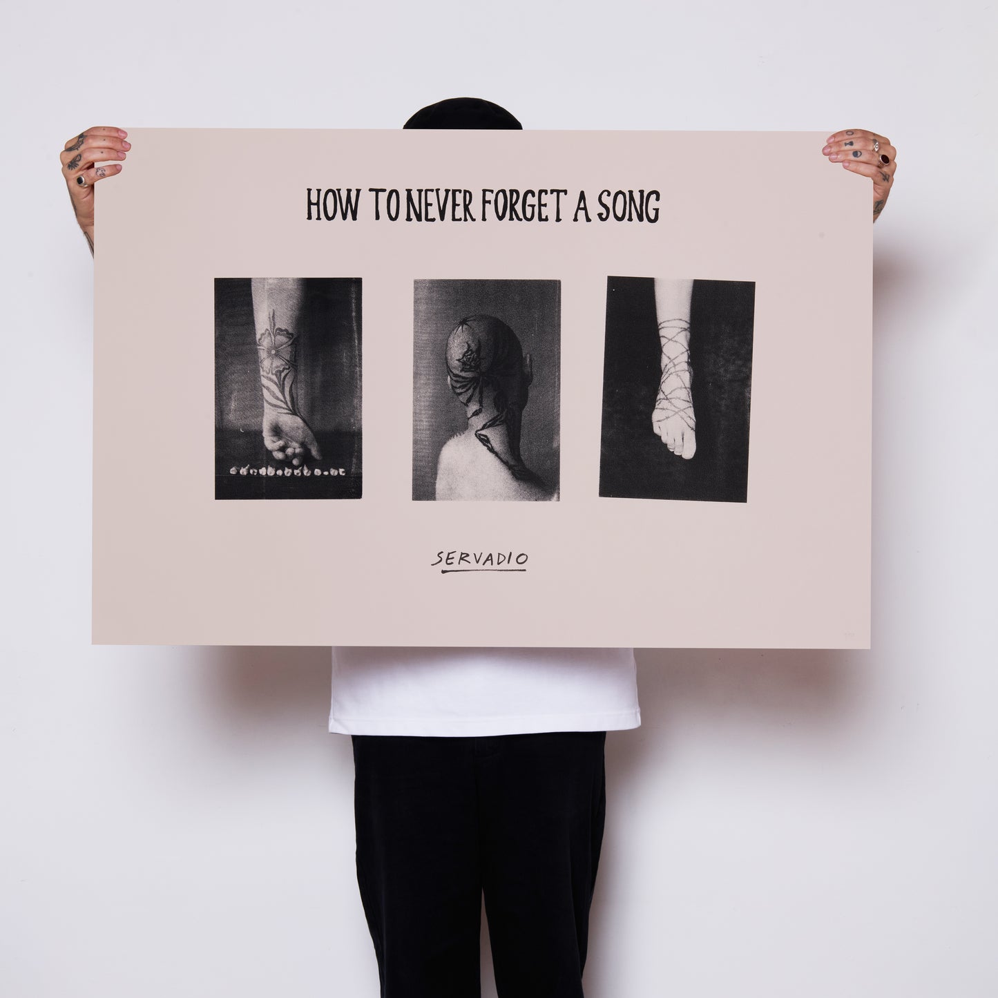 "To Forget - Studio I" by Michele Servadio, screen print, no frame