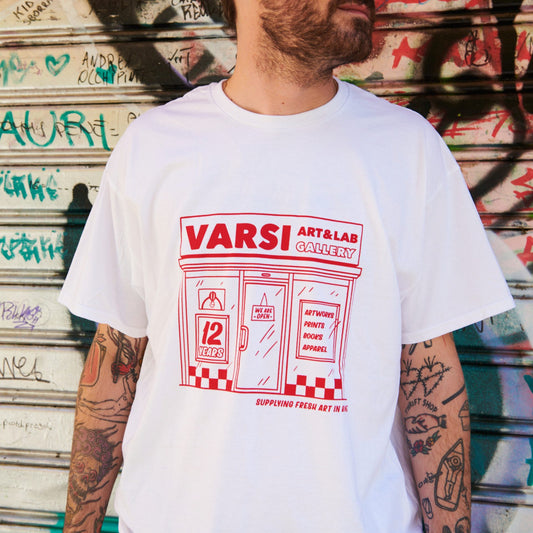 t-shirt with shop illustration
