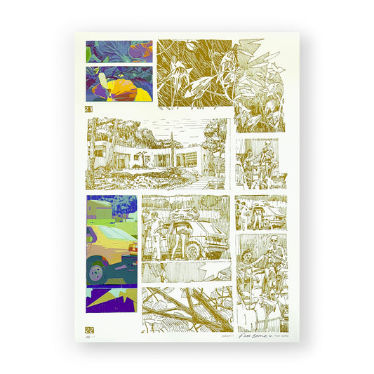 Gabarit 1 - Fred Battle (Zoerism) - Screen print and Giclée