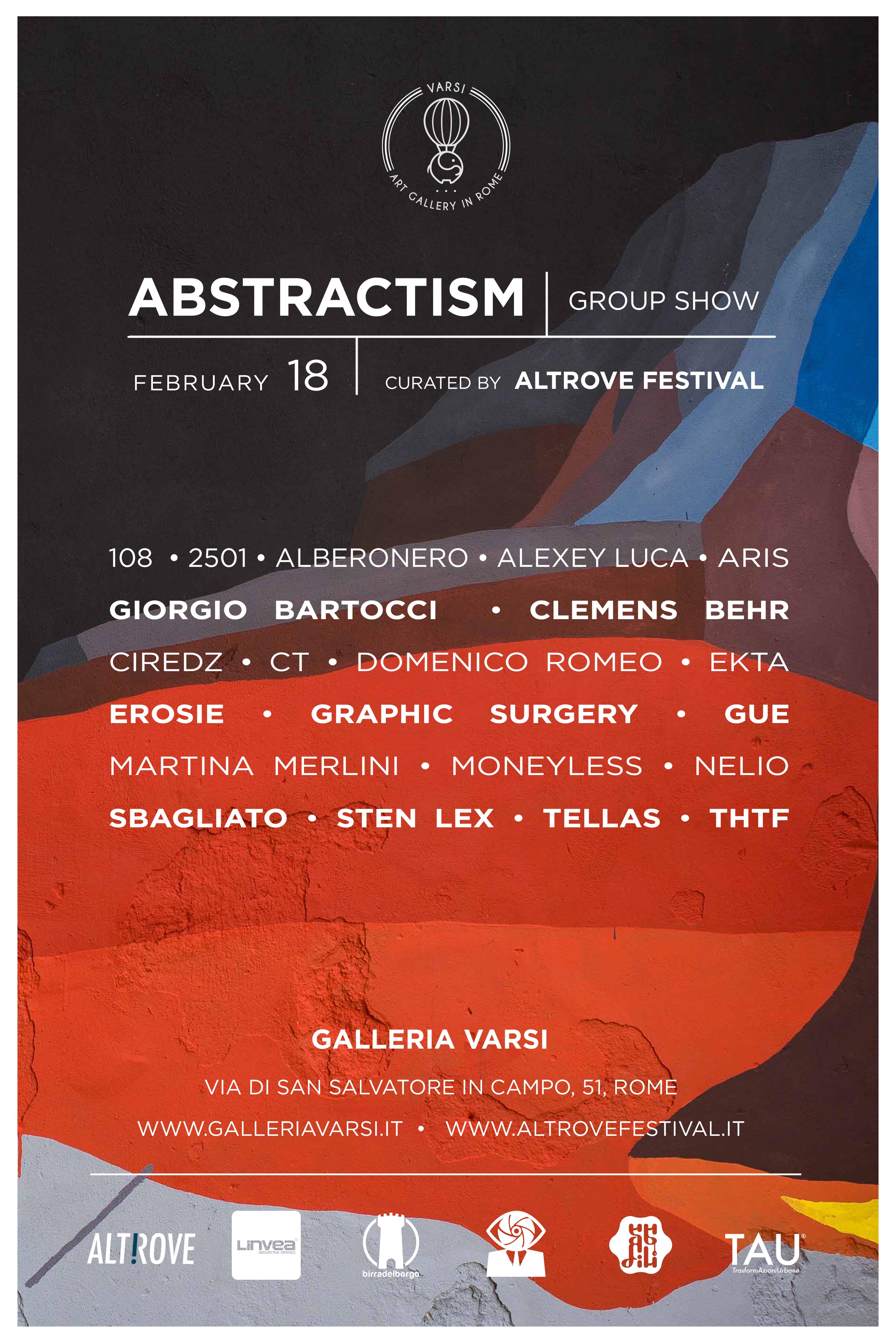 ALTROVE GALLERY / VARSI ART & LAB - ABSTRACTISM