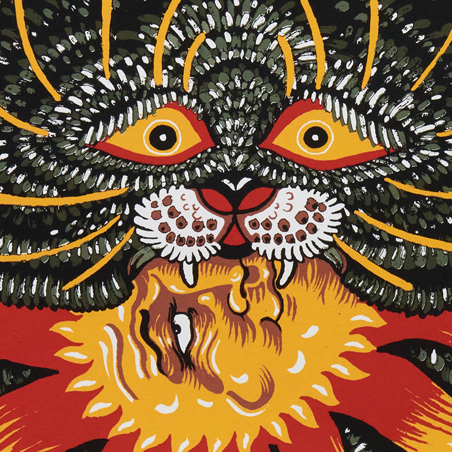 Gatta Alchemica screenprint details