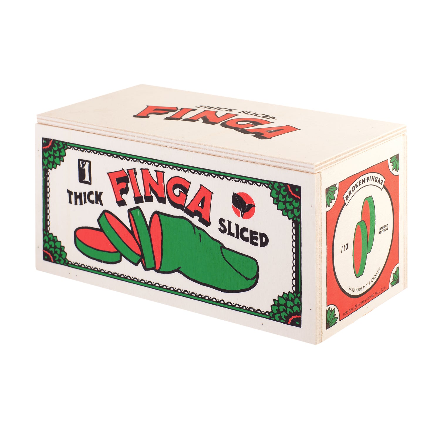 BROKEN FINGAZ - FINGA (green/red)