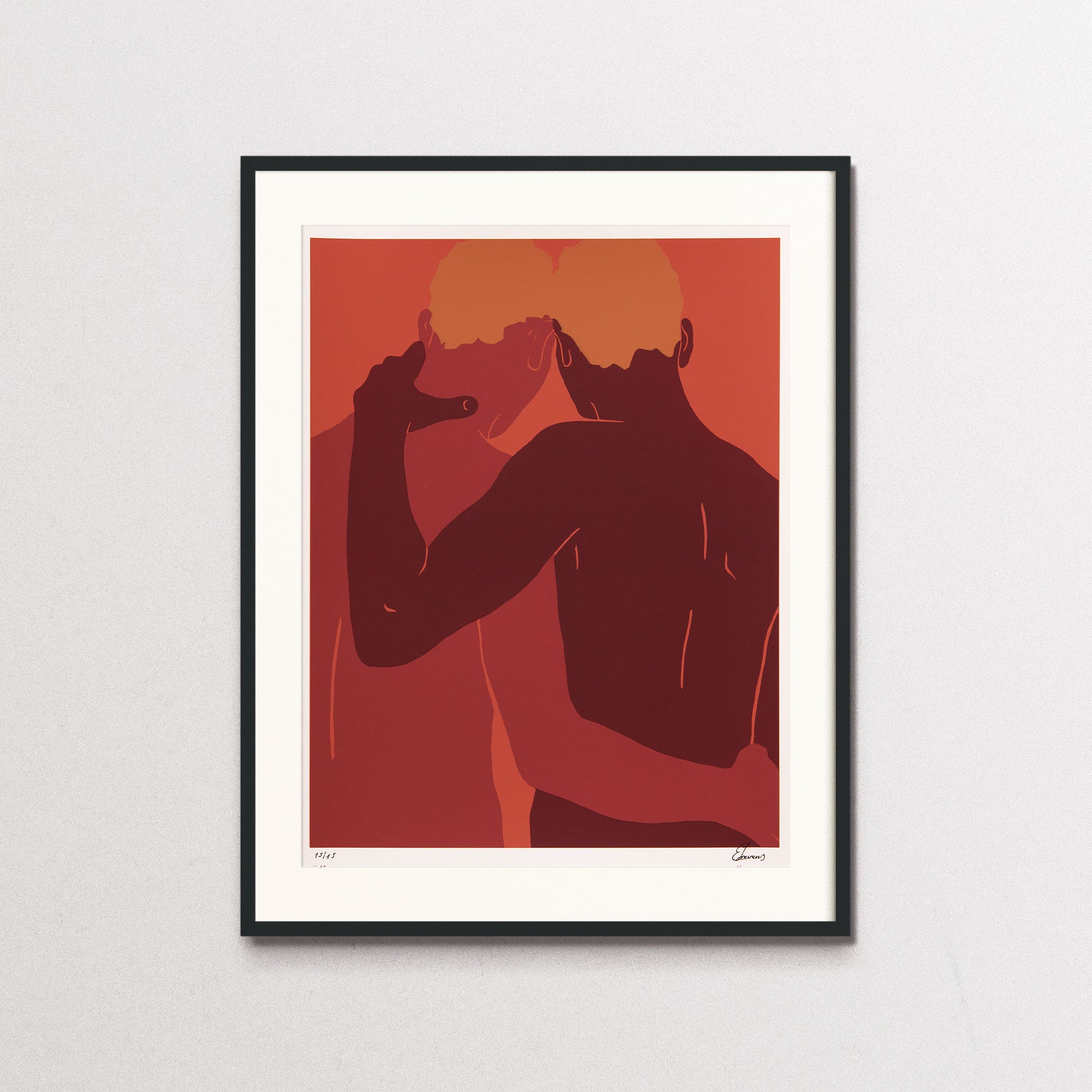 "WAITING FOR MAGIC" by Elléna Lourens - black frame