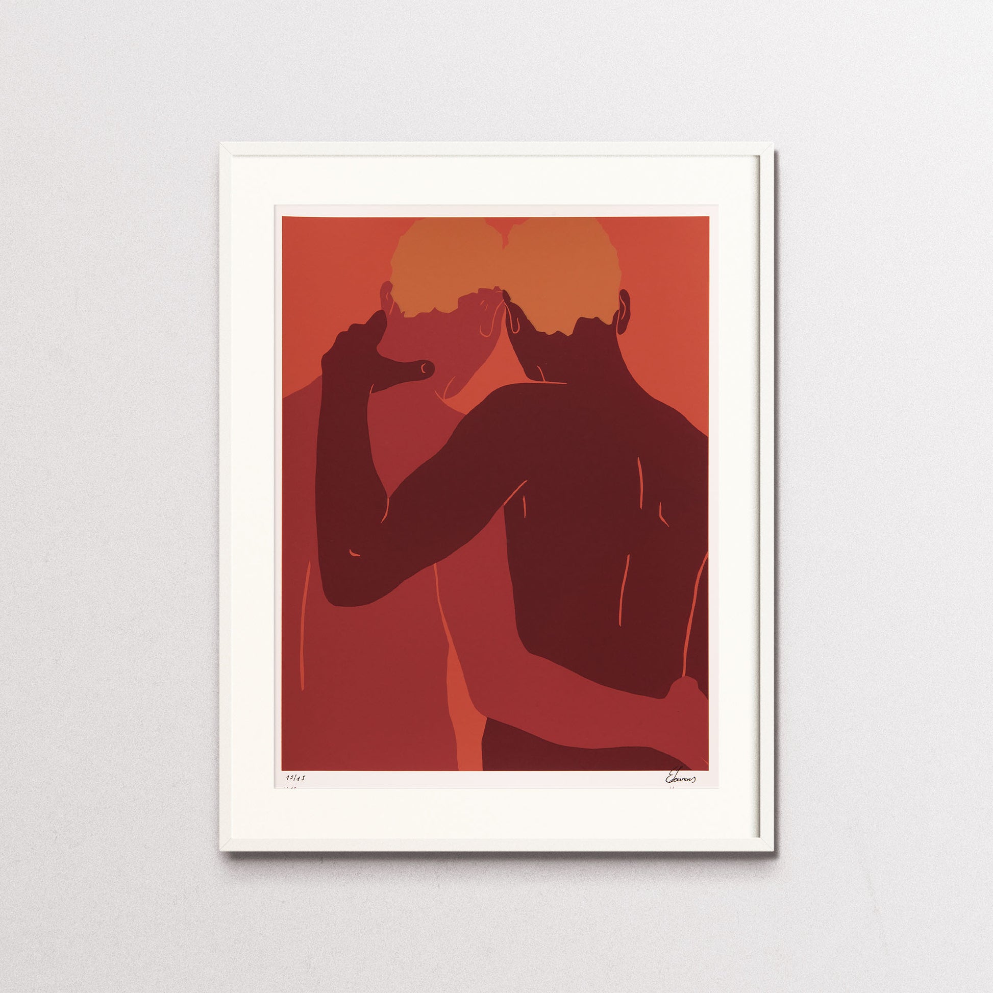 "WAITING FOR MAGIC" by Elléna Lourens - white frame