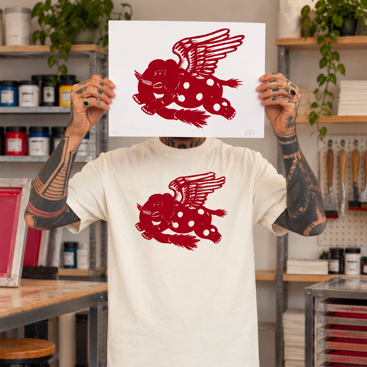 ELEFANTINA VOLA / T-SHIRT