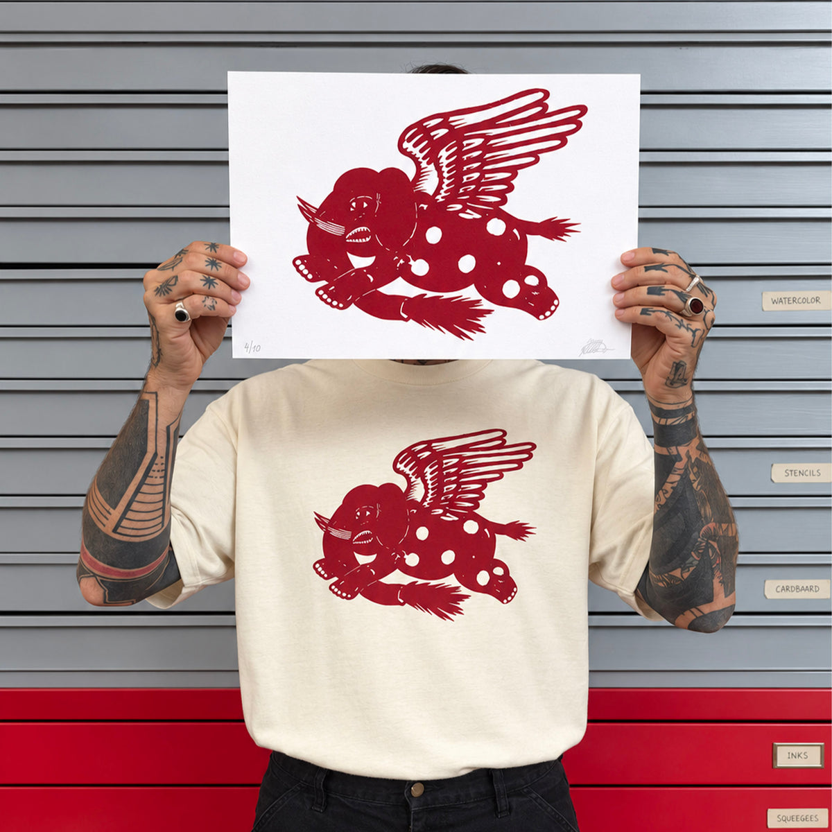 ELEFANTINA VOLA / T-SHIRT