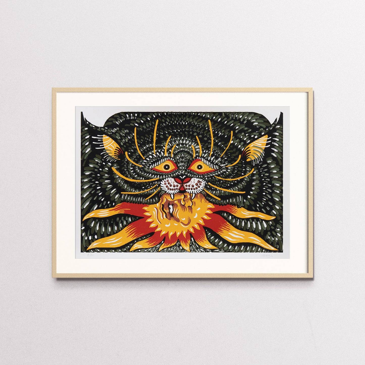 Gatta Alchemica with natural frame