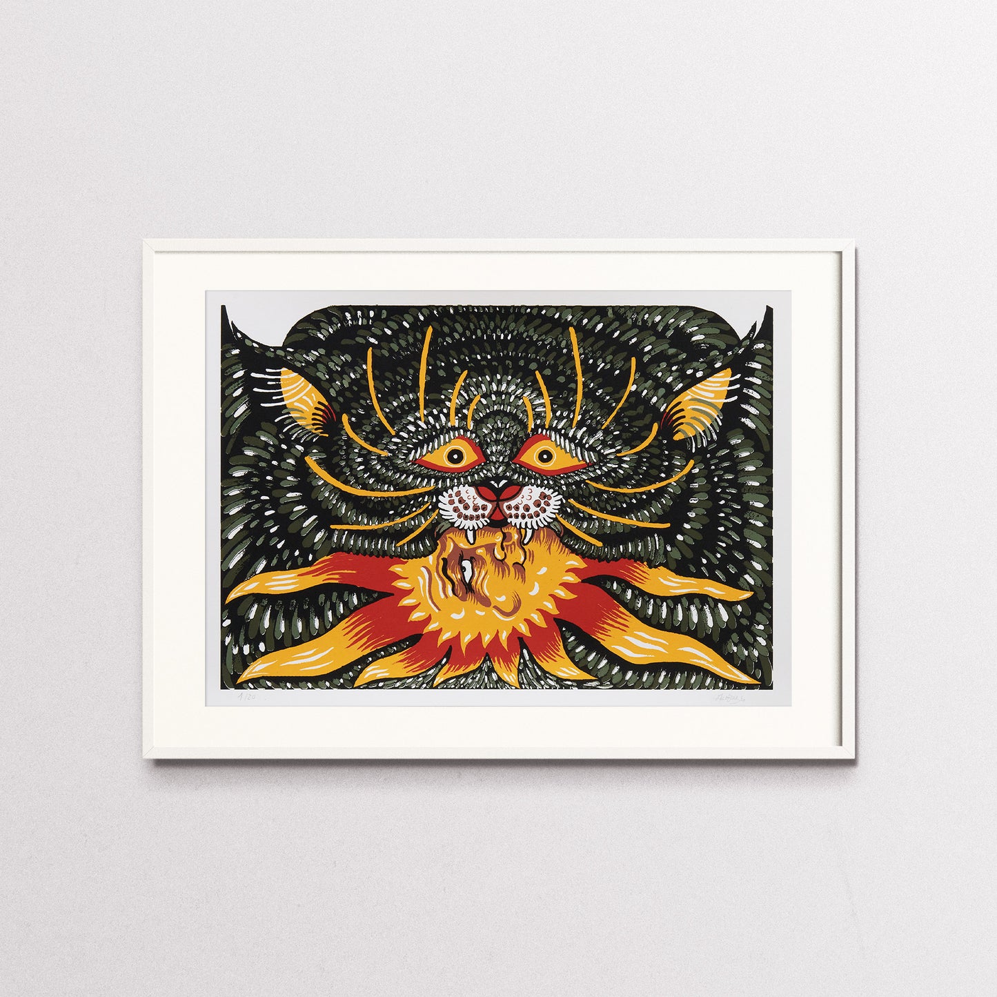 Gatta Alchemica with white frame