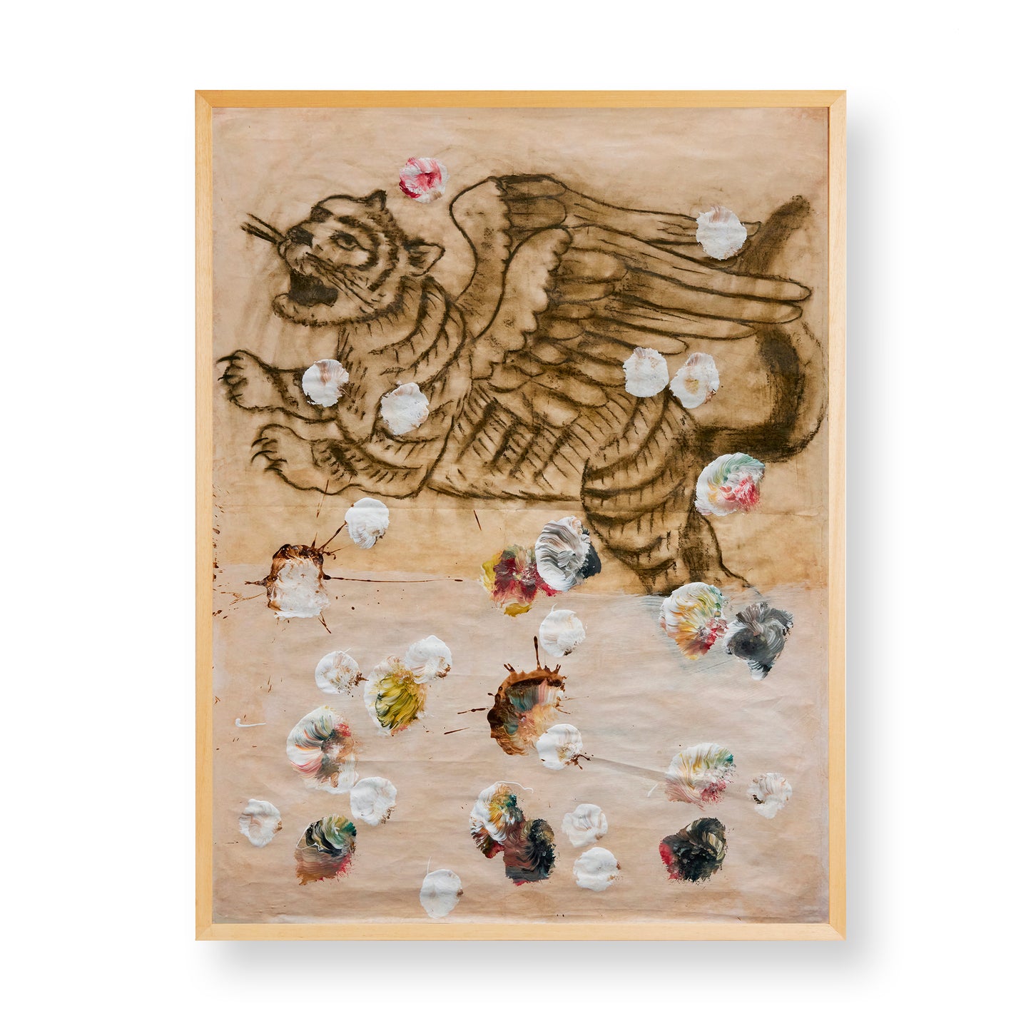 Appunti Inutili XVIII - Matteo Giuntini - Mixed media on wax paper