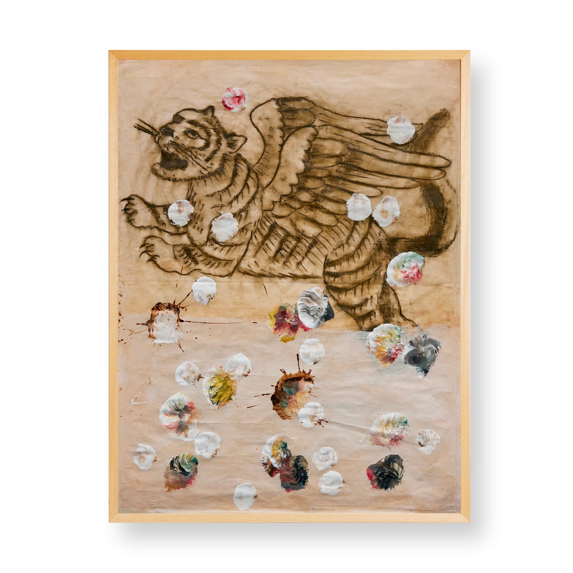 Appunti Inutili XVIII - Matteo Giuntini - Mixed media on wax paper