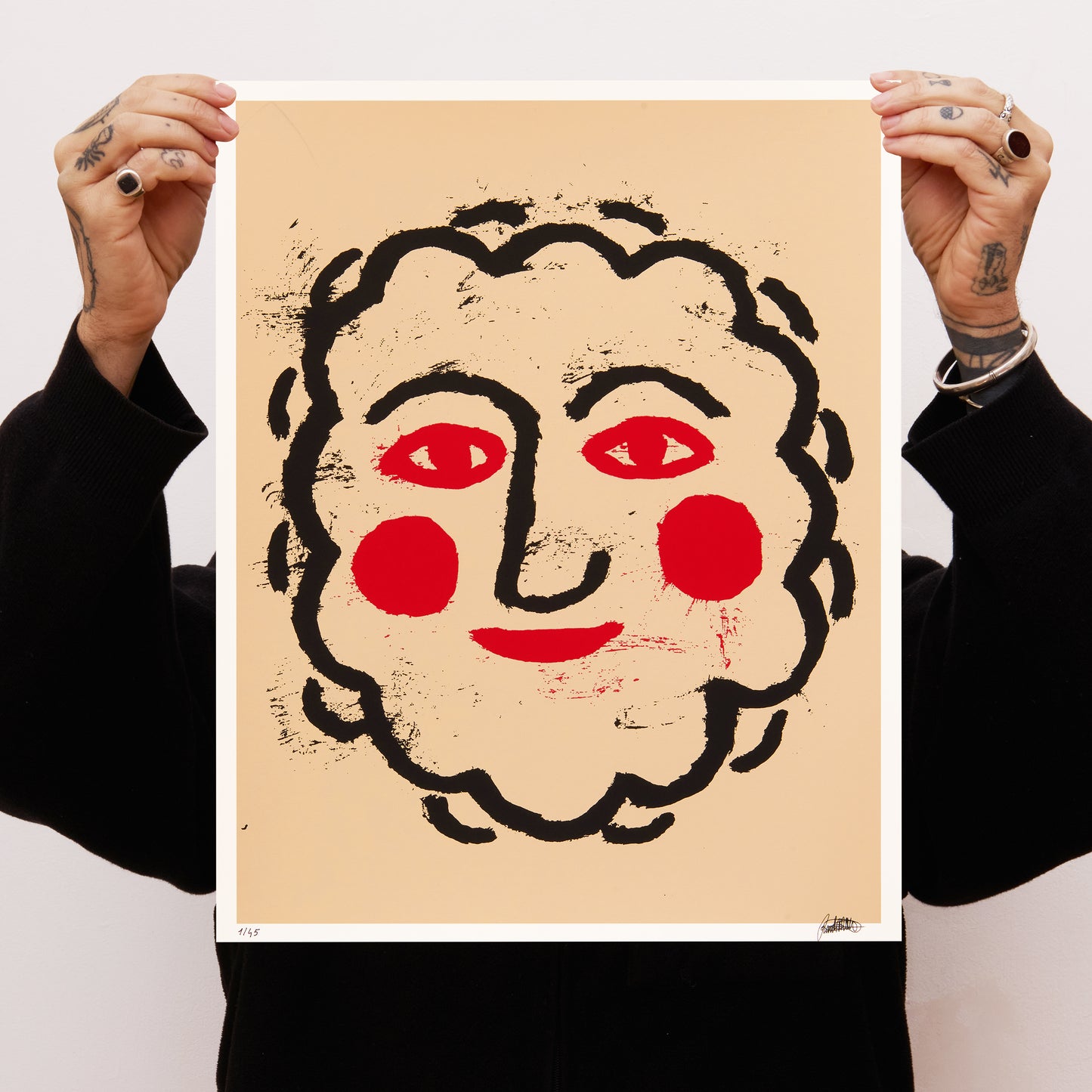 Giovanni, serigrafia di Matteo Giuntini,  Varsi art & lab.